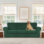 WEERRW 4 Pieces Velvet High Stretch Couch Covers - Image 2