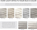 SAFAVIEH Adirondack Collection Area Rug - 10' Square, Cream & Grey, Modern Wave Design, Non-Shedding & Easy to Clean, Ideal for Living Room, Bedroom, Dining Space (ADR125C)