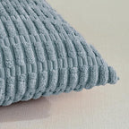 Fancy Homi 4 Packs Boho Light Blue Decorative Throw Pillow Covers 16x16 Inch - Image 4