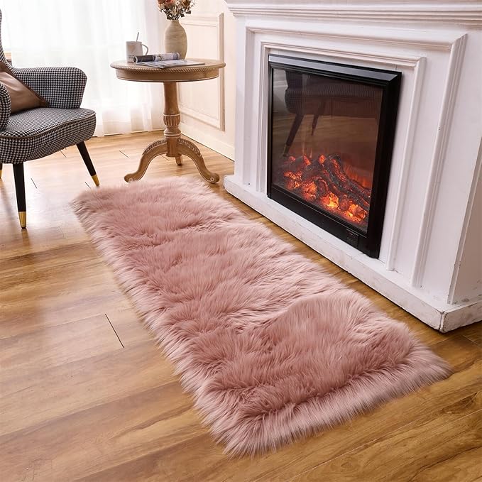 Arbosofe Ultra Soft Faux Fur Rug, Area Rugs, Kids Room Decor, 2 x 6 Feet by Arbosofe