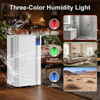Uthfy 38 Pints Energy Star Most Efficient 2025 Dehumidifier for Basement with Drain Hose, 3000 Sq. Ft Dehumidifiers for Home, Bedroom, Bathroom, Garage, 3 Modes, 24H Timer, Smart Humidity Control