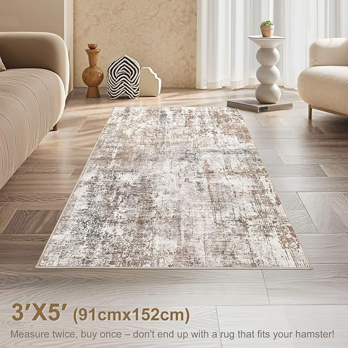 UERMEI 3x5 Area Rug Living Room Rugs - Image 5