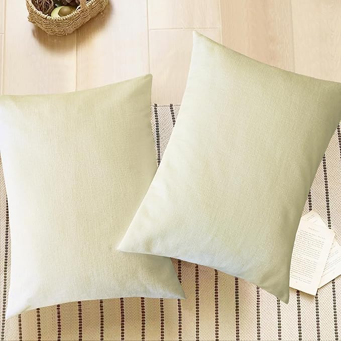 CaliTime Throw Pillow Covers Decorative 20 X 26 Inches Pack of 2 Cozy Chenille - Image 5