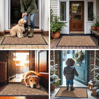 Smiry Welcome Door Mat Outside Entrance, Heavy Duty Trap Dirt and Moisture Easy - Image 7