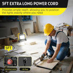 10000LM Portable LED Work Light, IP66 Waterproof for Garage