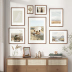 11x14 Picture Frame, USA-Sourced Walnut Wood Photo Frames with HD Tempered Glass, Handcrafted Rounded Corner 11 x 14 Wooden Frame Matted to 8x10 Photos, Gallery Wall Frames for Posters & Art Prints