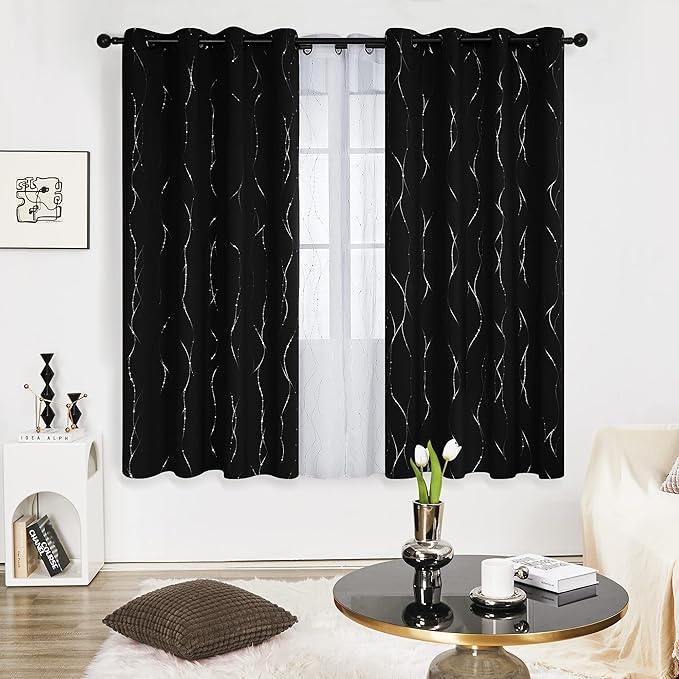 Deconovo Blackout Curtains for Bedroom, 72 Inch Length - Image 2