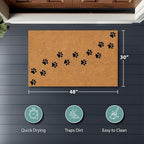 Barnyard Designs Natural Coco Coir Heavy Duty Backing Doormat - Image 8
