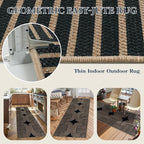 Lahome Modern Geometric Runner Rug, 2x6 Laundry Room Rug Runners - Image 4