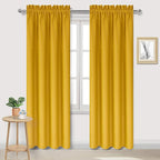 DWCN Blackout Curtains Room Darkening Thermal Insulated Bedroom Curtains Window by DWCN