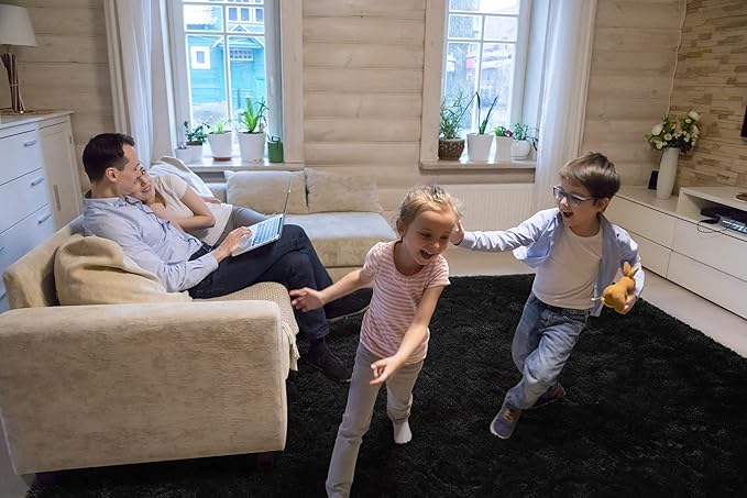 LOCHAS Ultra Soft Indoor Modern Area Rugs Fluffy Living Room Carpets - Image 4