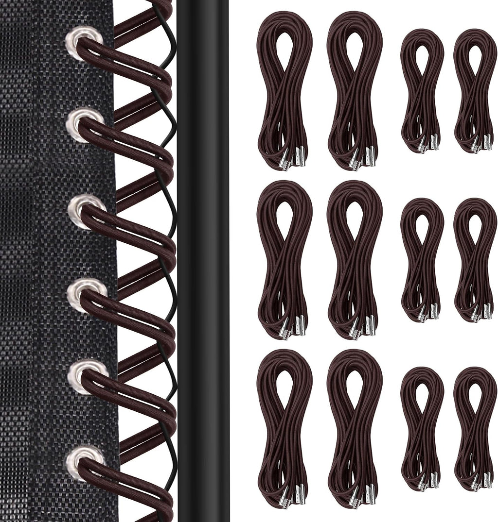 12 Pack Replacement Cord for Zero Gravity Chair, Black