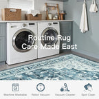 Lofus 8x10 Washable Area Rug, Vintage Floral Rugs - Image 5