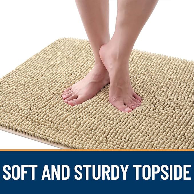 OLANLY Dog Door Mat for Muddy Paws 34x21, Absorbs Moisture and Dirt, Absorbent - Image 4