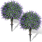 AOKIIE 24" Artificial Boxwood Topiary Bushes UV Resistant for Outdoor 2PCS