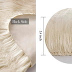 MIULEE Luxury Soft Fluffy Area Rug 3x5 Feet, Faux Fur Sheepskin Rug Decorative - Image 2