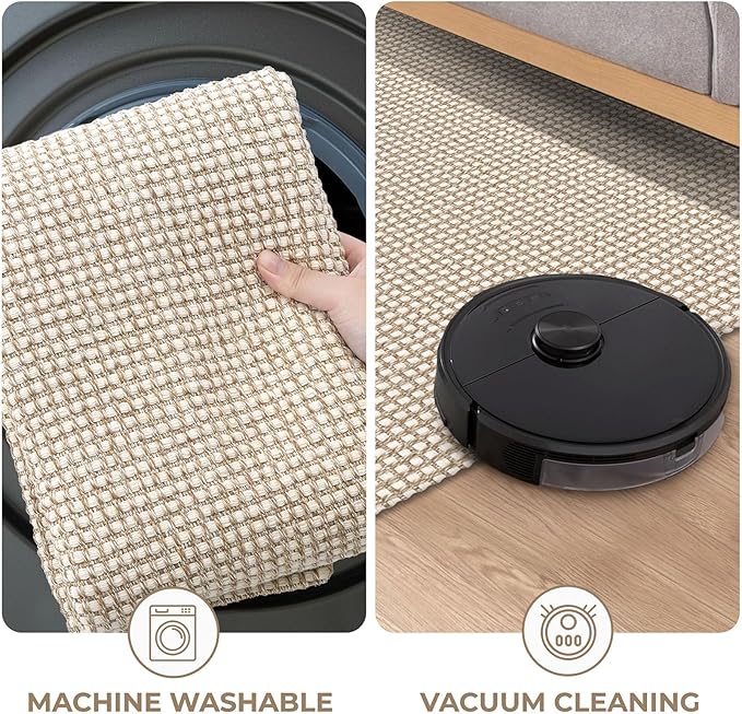KOZYFLY Runners for Hallways 2x7 ft Washable Kitchen Runner Non Slip Rubber - Image 7