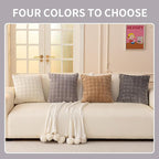 Velvet Throw Pillow Covers 12×20 Inch Decorative Pillows Cover Neutral Soft - Image 5