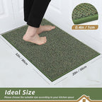 BEQHAUSE Kitchen Rugs 20"x32", Non-Slip Kitchen Mats - Image 2