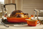 Le Creuset Enameled Cast Iron Rectangular Roaster, 5.25 qt., Flame