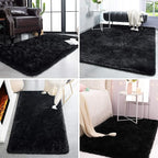 TWINNIS Super Soft Shaggy Rugs Fluffy Carpets, 4x5.9 Feet, Indoor Modern Plush - Image 5