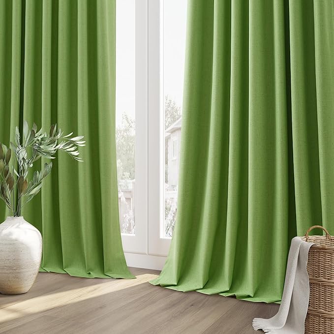 Guken 100% Blackout Curtains 84 Inch Length 2 Panels Set - Image 8