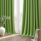 Guken 100% Blackout Curtains 120 Inch Length 2 Panels Set - Image 8