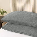 CaliTime Throw Pillow Covers Decorative 20 X 26 Inches Pack of 2 Cozy Chenille - Image 3