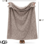UGG Adalee Faux Fur Throw Blanket, Luxury Cozy Fluffy Blanket - Image 8