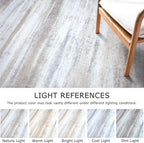 KOZYFLY Modern Abstract Kitchen Runner Rug, 2.6x12 Washable Rug Runner Non-Slip - Image 4