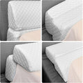 4 Modes Pillow Wedge for Headboard Gap, Foldable Bed Wedge Pillow, Bed Gap Filler King Size Fill The Gap (0-7"), Mattress Gap Filler Long Pillow Between Headboard and Mattress