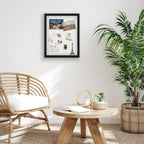 Americanflat 16x20 Shadow Box Frame - Engineered Wood - Black