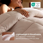 Bedsure Comforter Duvet Insert, Quilted Bedding Blanket, Oeko-TEX