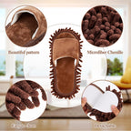 Jecery Microfiber Clean Mop Slipper