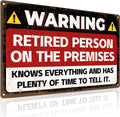 ALKB Funny Retirement Gift for Men & Women 2026, Retirement Sign 8x12"