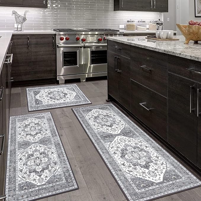 HEBE Boho Kitchen Rug Sets 3 Piece - Image 9