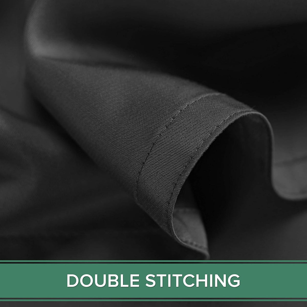 Pure Bamboo King Sheets, Genuine 100% Organic Viscose Derived from Bamboo Bed Sheet Set, Luxuriously Soft & Cooling, Double Stitching, 2 Year Quality Promise (King, Black)