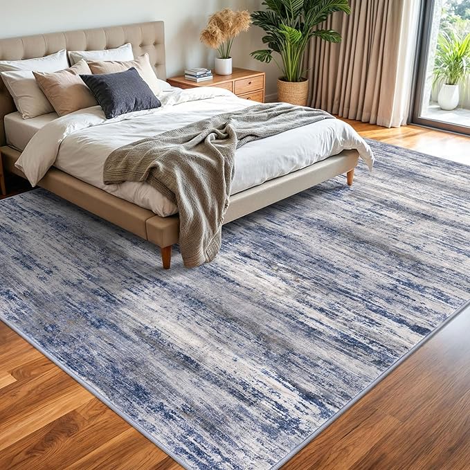 KOZYFLY Area Rugs 9x12 Living Room Modern Ombre Washable Thin Rug Large Rugs - Image 7