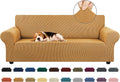 KEKUOU Stretch Sofa Cover Slipcover ，Couch Covers by KEKUOU