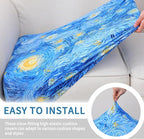 hyha Printed Couch Cushion Covers, Floral Sofa Covers Washable - Image 4