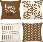 YCOLL Pillow Covers 20x20 Set of 4, Modern Sofa Throw Pillow Cover, Decorative by PillowCoversExpert