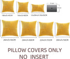 Fancy Homi 2 Packs Sunflower Yellow Spring Decorative Throw Pillow Covers 18x18 - Image 6
