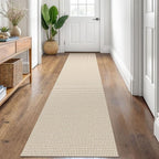 KOZYFLY Runners for Hallways 2x8 ft Washable Kitchen Runner Non Slip Rubber by KOZYFLY