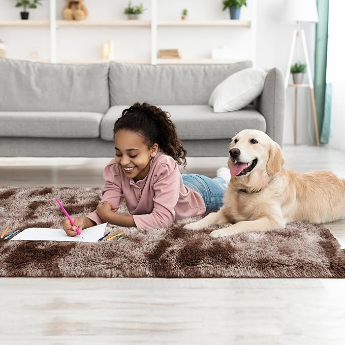 Tepook Fluffy Runner Rugs for Bedroom Aesthetic 2x6 Feet, Shag Soft Bedside Rug - Image 6