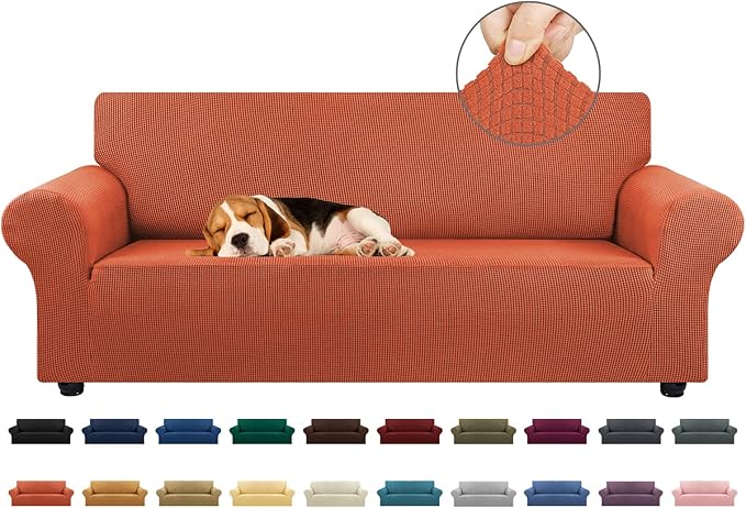 KEKUOU Stretch Sofa Cover Slipcover ，Couch Covers by KEKUOU