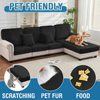 Couch Cover Stretch Velvet Sofa Cushion Cover 3-Piece - Image 4