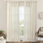 LAMIT Natural Linen Blended Curtains by LAMIT