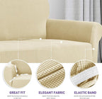 ZNSAYOTX Super Stretch Couch Cover Universal Sofa Covers - Image 3