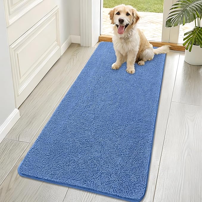 OLANLY Dog Door Mat for Muddy Paws 70x32, Absorbs Moisture and Dirt, Absorbent by OLANLY