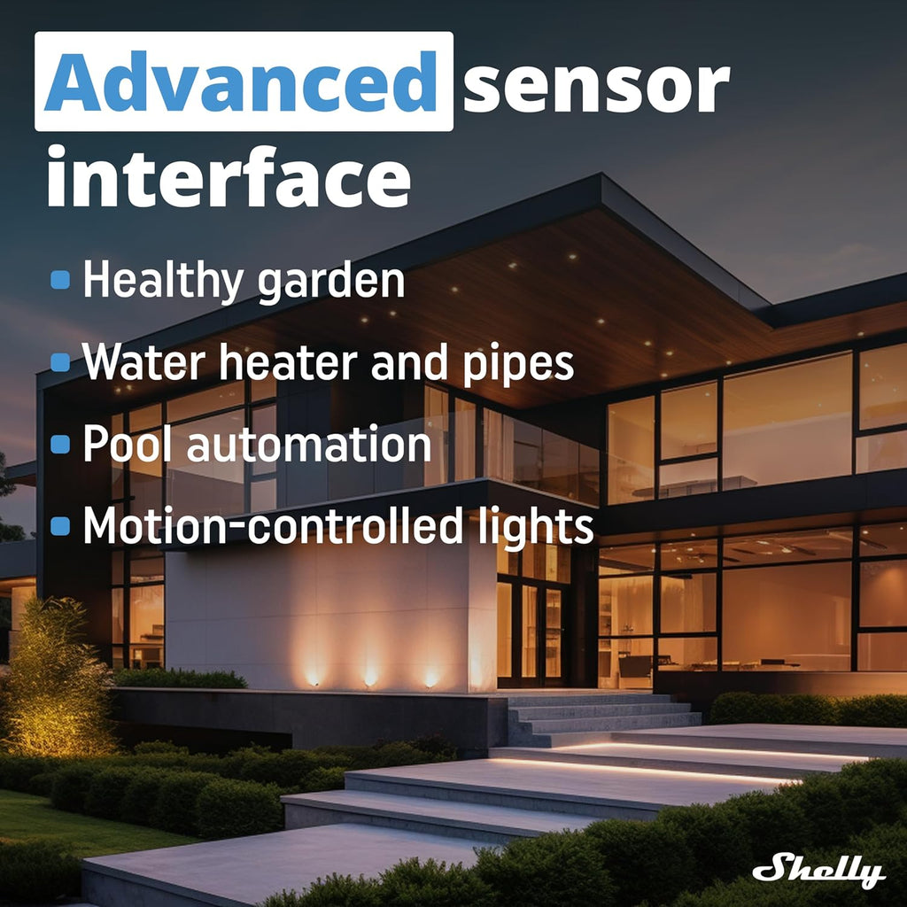Shelly Plus Uni Smart Wi-Fi and Bluetooth Operated Module, Dry Contact
